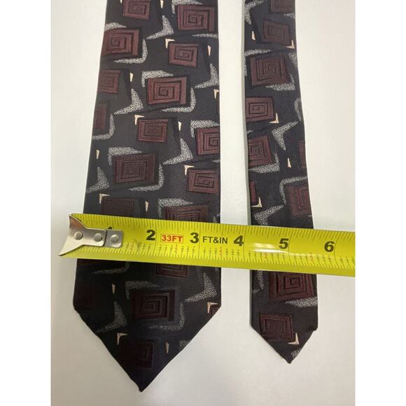 Lords Handmade In Spain Designer Silk Tie Cream Tipping - Picture 8 of 16